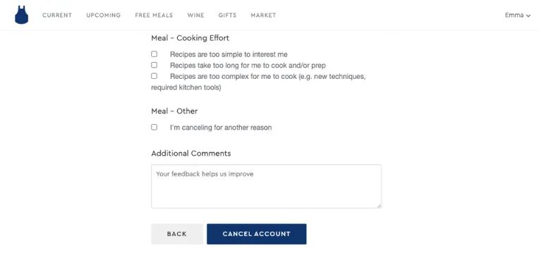 How To Cancel Blue Apron Subscription