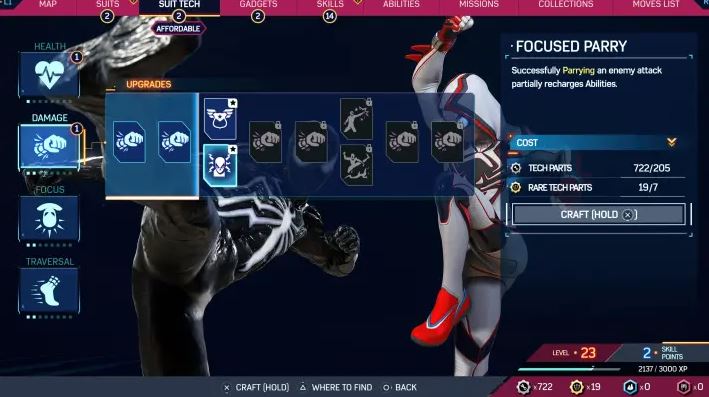How To Upgrade Suit Tech in Spider-Man 2