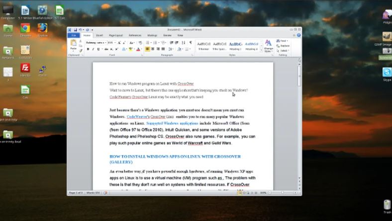 How to Run Windows Programs on Linux