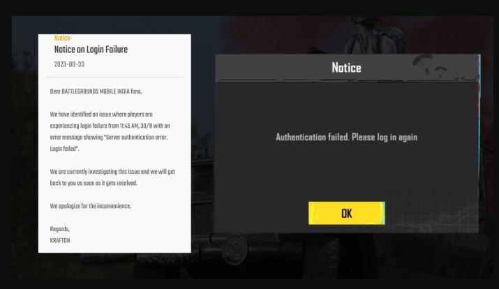 How to fix 'PUBG Mobile Server Authentication Error Login Failed' issue