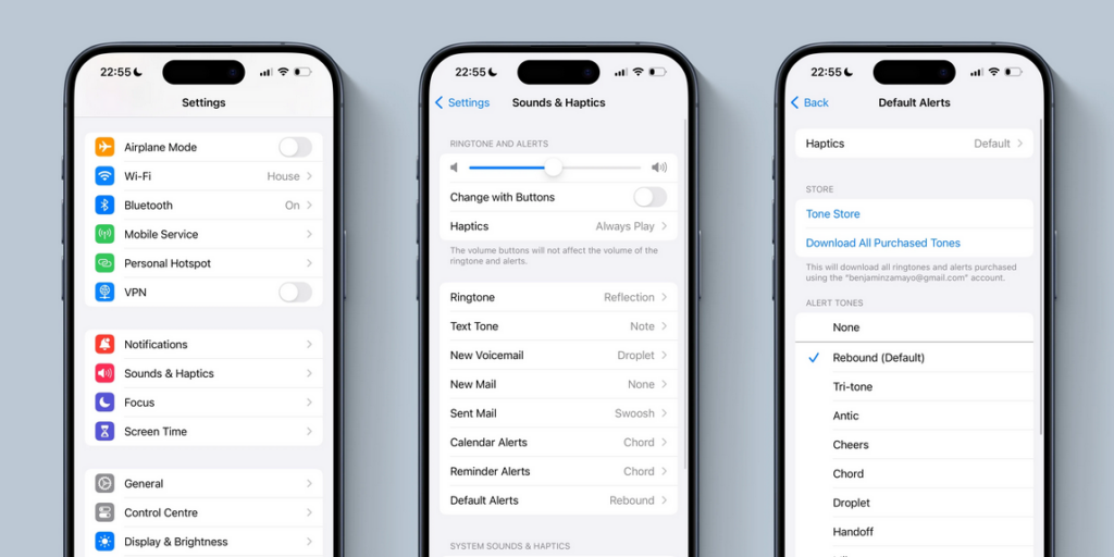 How to change iPhone default notification sound