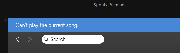 How to Fix 'Spotify Can't Play Current Song' issue