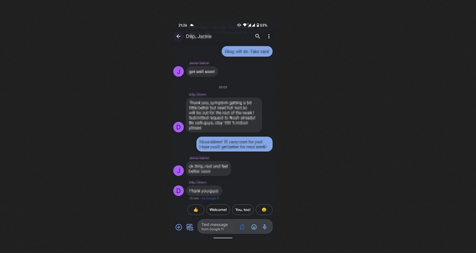 How to change color of text bubbles on Android