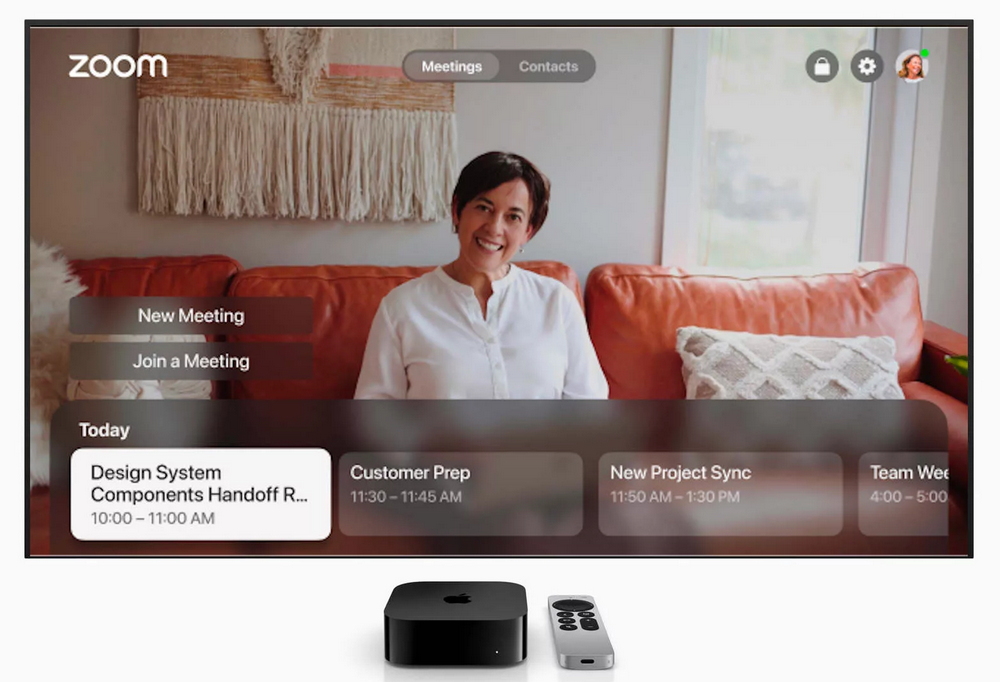 How to video call using Zoom on Apple TV
