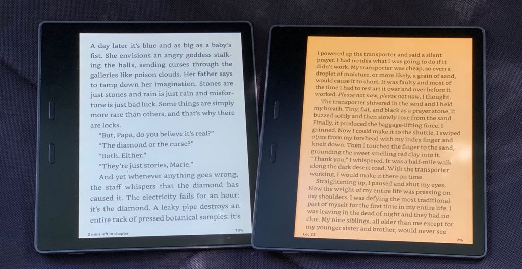 How to schedule warm light on Kindle Paperwhite