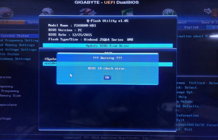How to Fix "BIOS ID Check Error" issue in Windows 11/10
