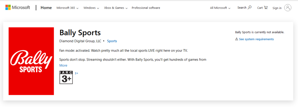 How to activate BallySports.com on Xbox One