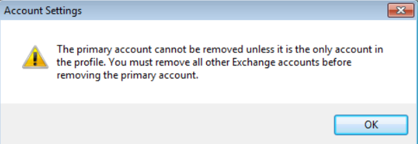 How to fix 'Can’t remove email account from Outlook' issue