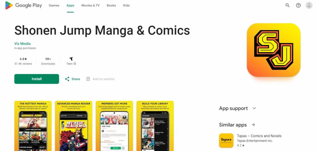 Best Manga Apps for android
