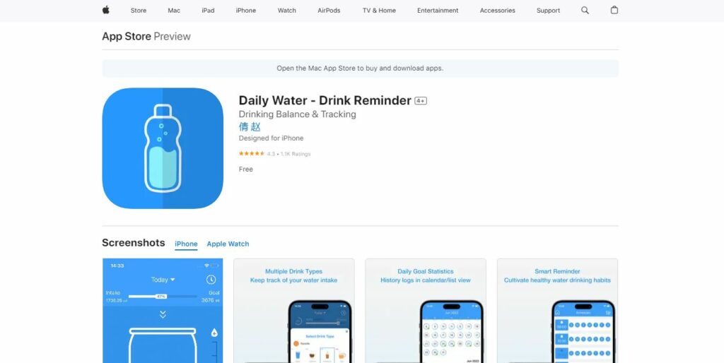 Best Drink Water Reminder Apps for iPhone