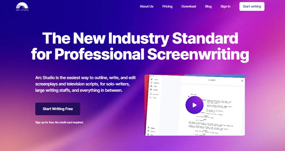 Best Free Screenwriting Software