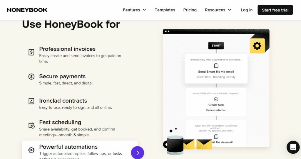 HoneyBook reviews