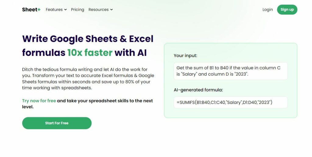 Best Excel AI Tools