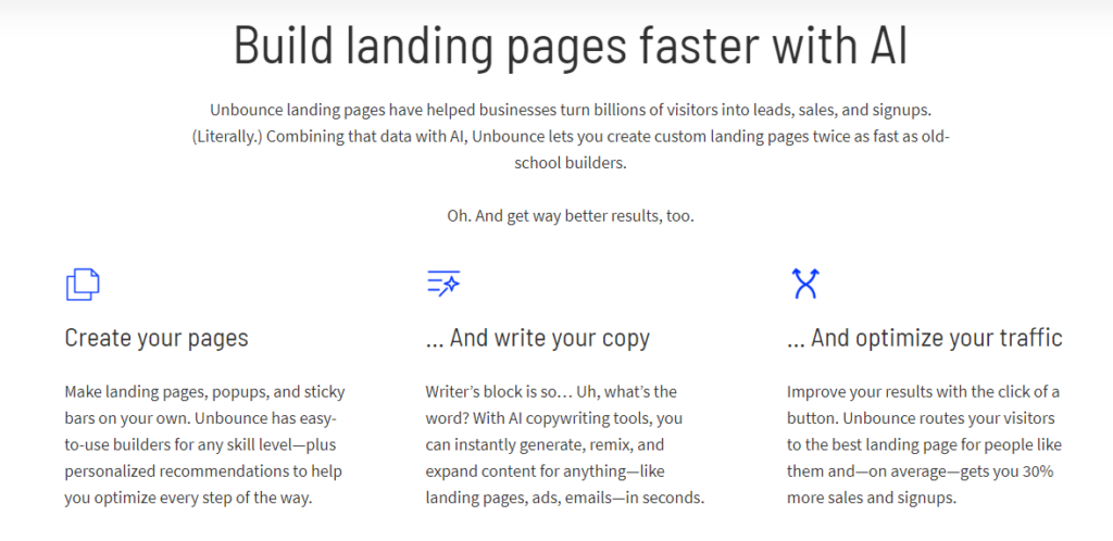 Unbounce vs Clickfunnels