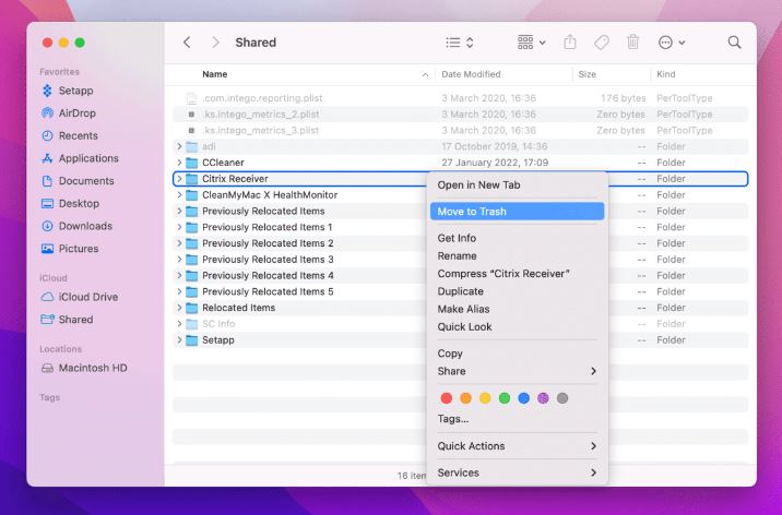 How to completely Uninstall Citrix Receiver on Mac