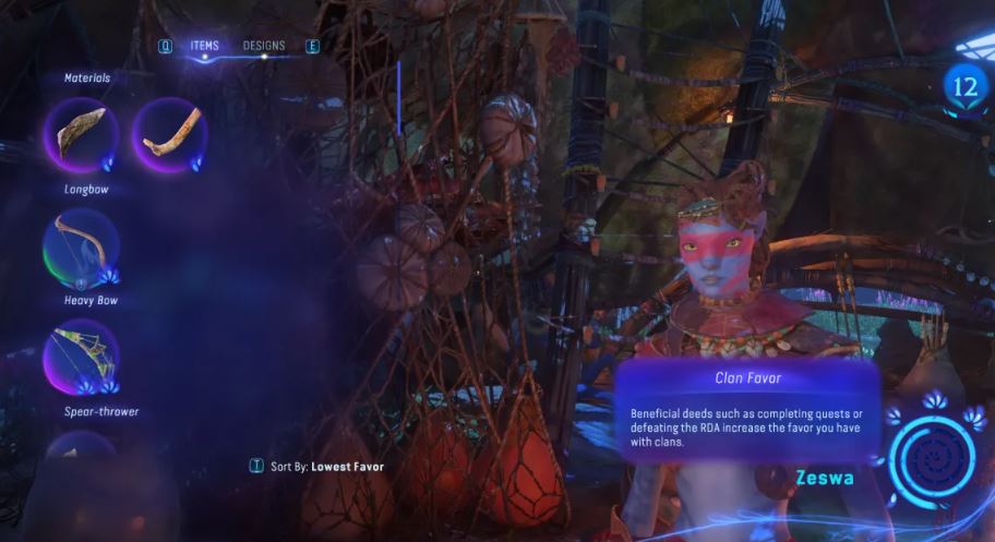 Avatar: Frontiers of Pandora: How to Increase Clan Favor Fast