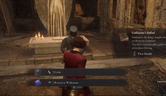 How to recharge Wishstone in Lies of P