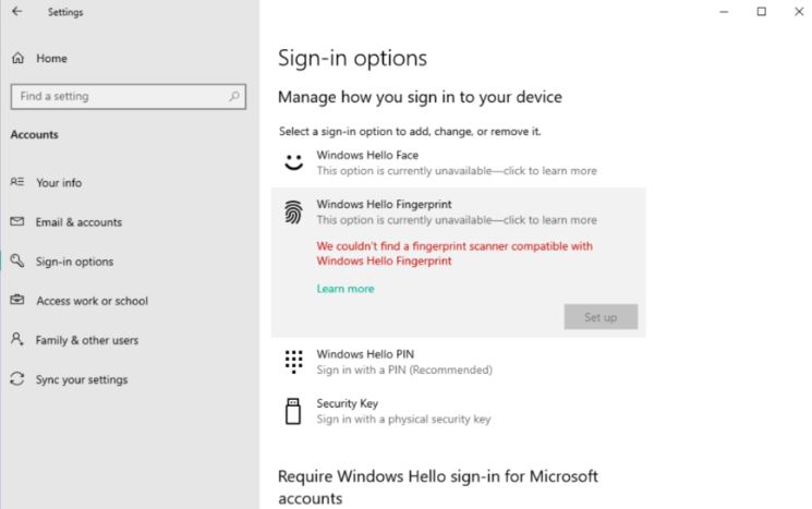 How to Fix 'Fingerprint Reader Not Working' issue on Windows 11/10