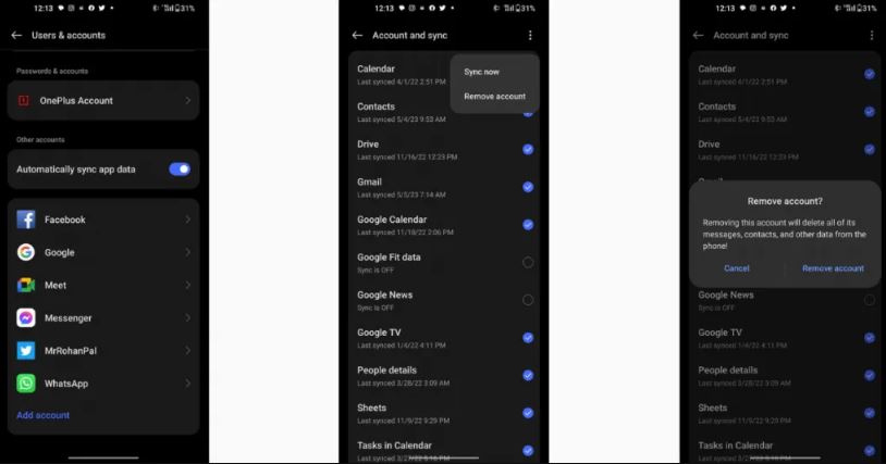 How to Remove Gmail Account From Smartphone
