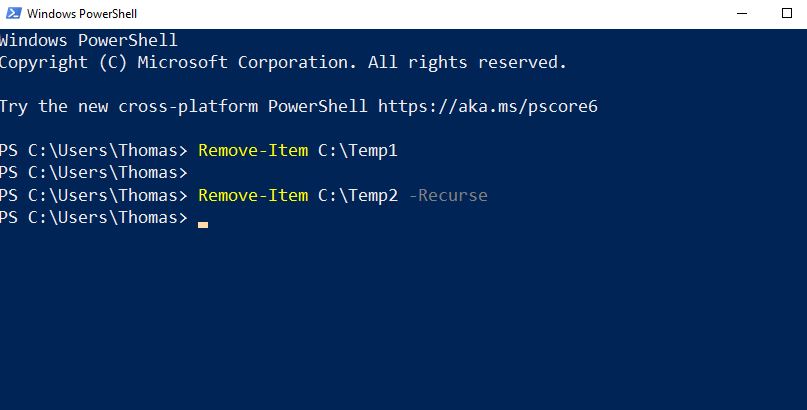 How to Delete Files and Folders With PowerShell