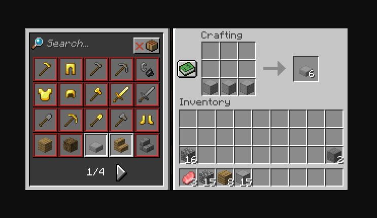 Minecraft: How to make Smooth Stone