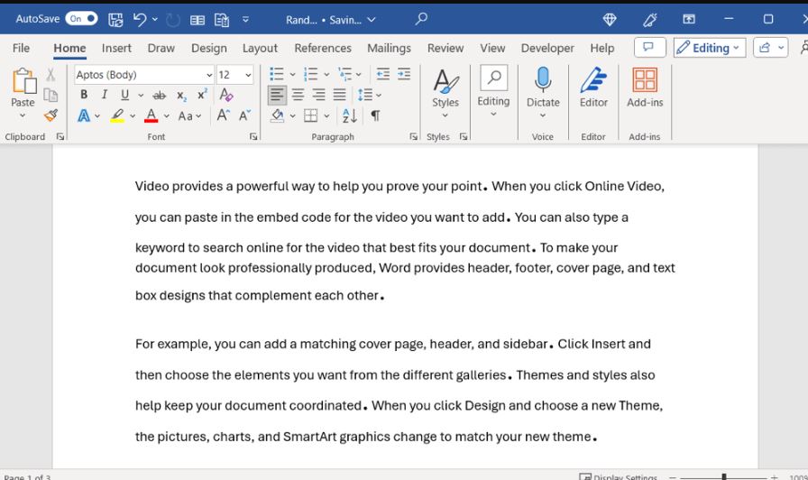 How to make Period Size in Microsoft Word