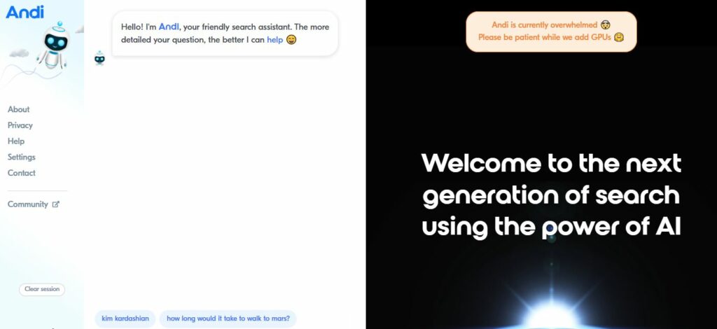 Best ai search engines