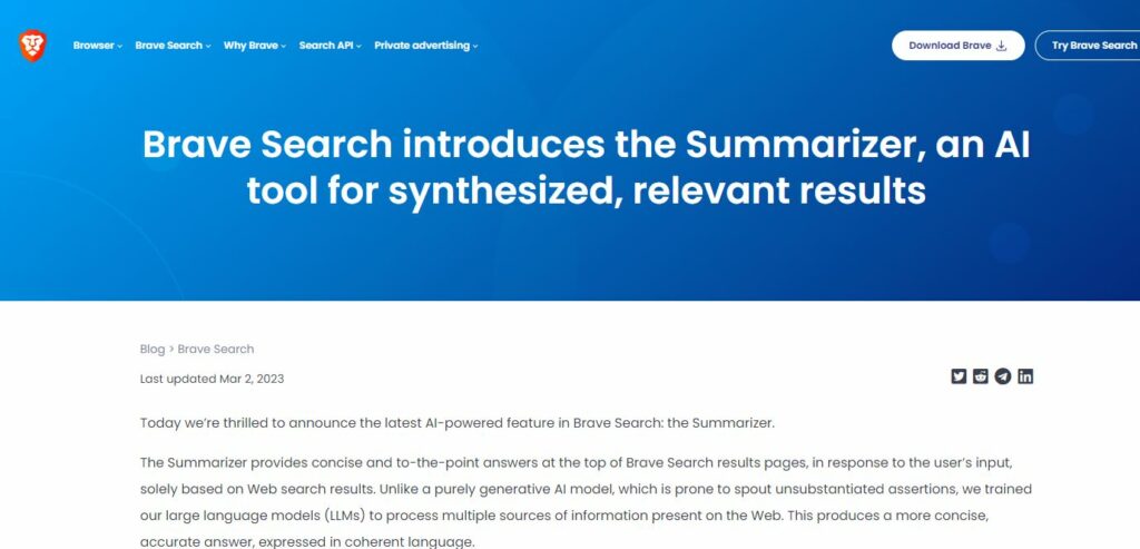 Best ai search engines