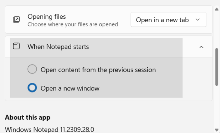 How to fix 'Notepad Opening Previous Files' issue on Windows 11