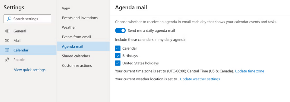 How to Get Your Daily Agenda Emailed in Gmail or Outlook