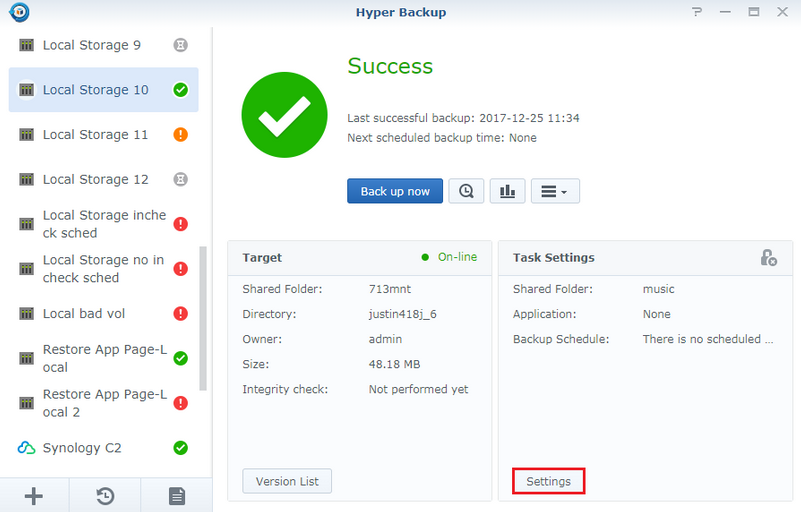 How To Backup Synology NAS to External Drive