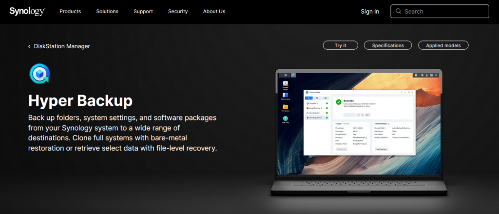 How To Backup Synology NAS to External Drive