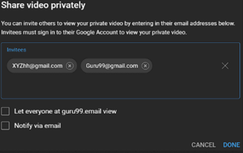 How to Share and Watch Private YouTube Videos