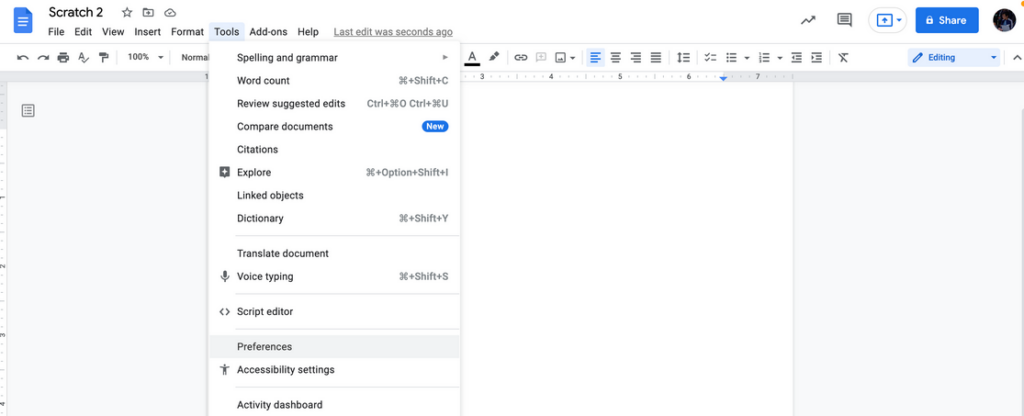 How to make Em Dash in Google Docs