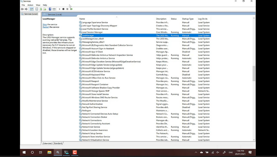 How to Restart Windows subsystem Linux in Windows 11/10