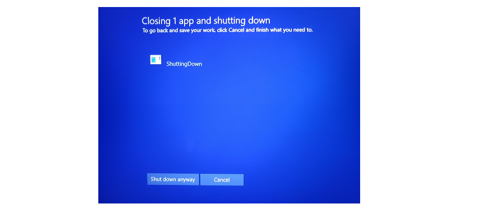 How to Fix "Closing 1 App and Shutting Down" issue in Windows 11/10