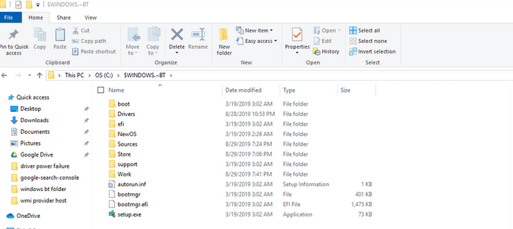 How to Delete The $Windows.~BT Folder on Windows
