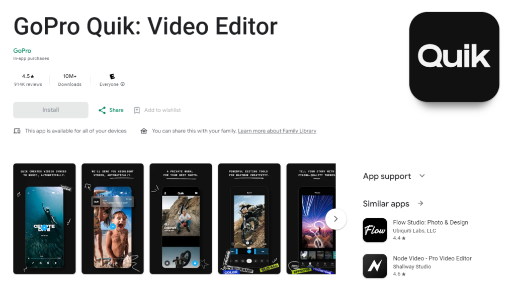 Gopro Quik vs iMovie
