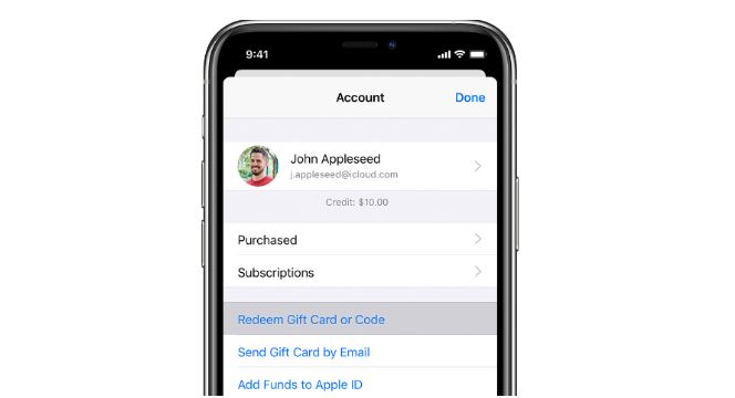 How to redeem an Apple gift card