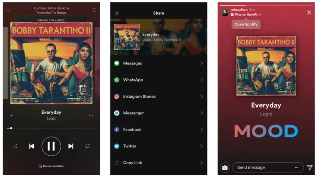 How to Share Your Songs on Socials From Spotify