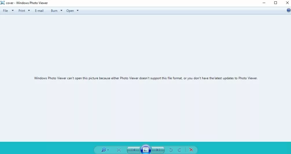 How to fix ‘Windows Photo Viewer can’t display this picture’ issue