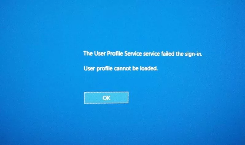 How to Fix "User Profile Service Failed the Logon" issue in Windows