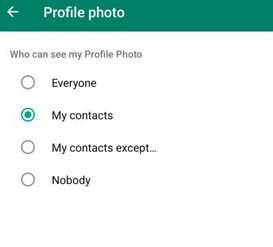 How to Hide WhatsApp Profile Picture