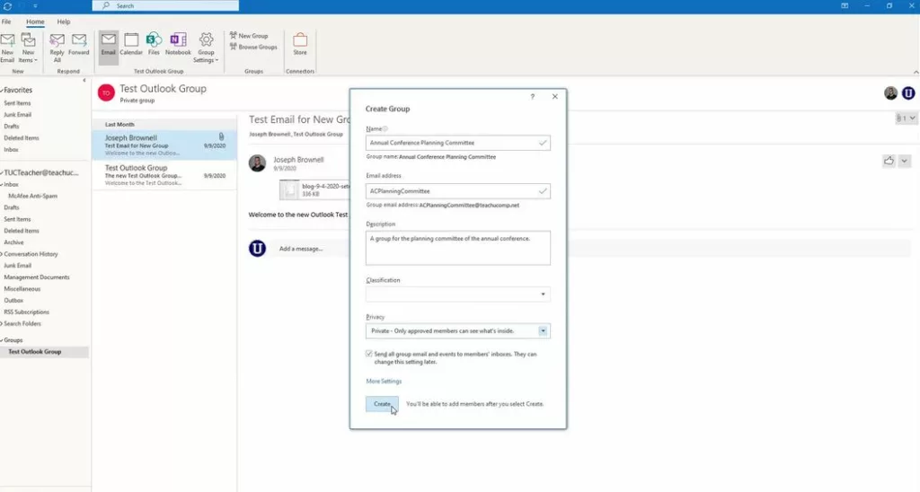 How to Create an Email Group in Outlook
