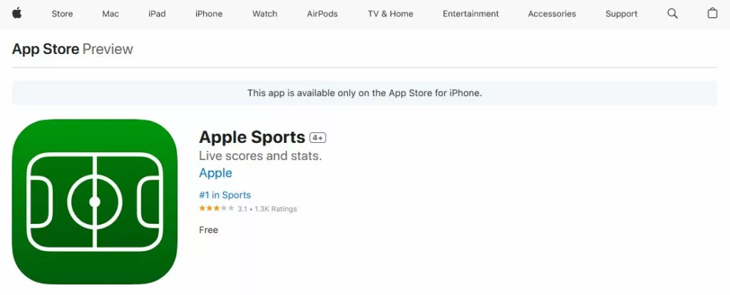 How to Use Apple Sports on iPhone