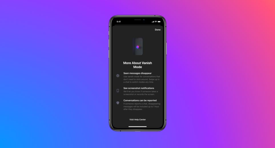 How to Use Vanish Mode on Messenger