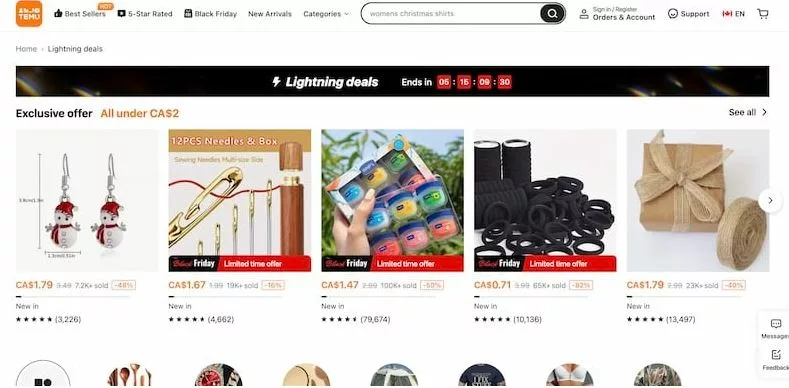 Temu vs Amazon