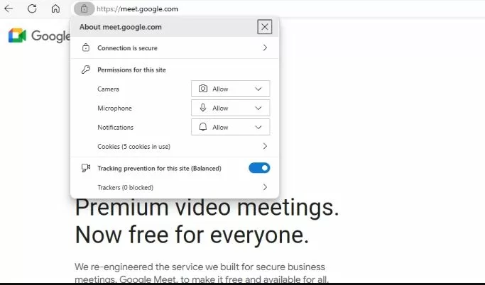 How to Fix “No Camera Found” issue on Google Meet