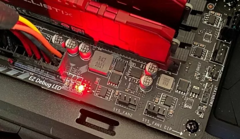 How to Fix "Red Light" issue on Motherboard