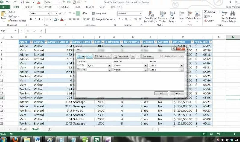 How to Sort and Filter Data in Excel